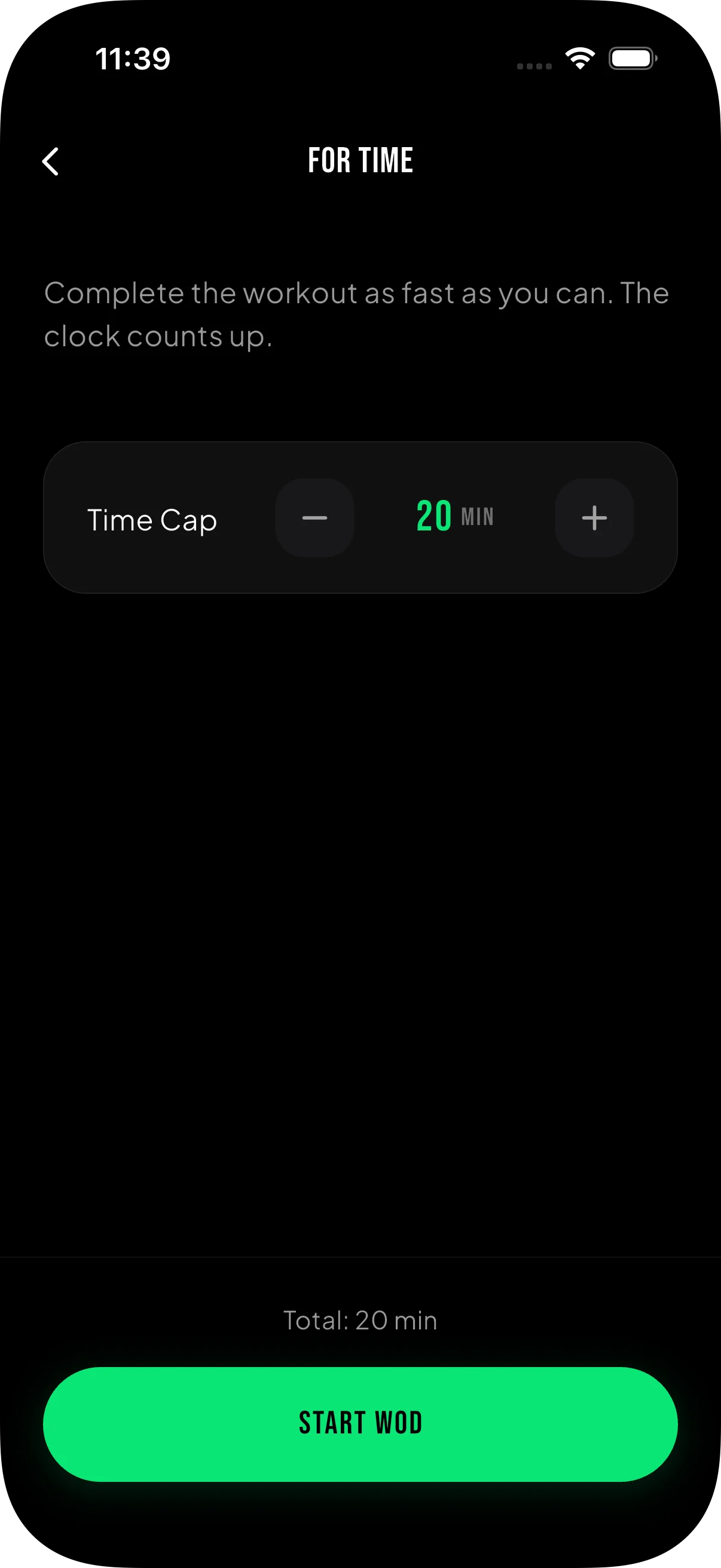 RIFT App Dark Mode Timer